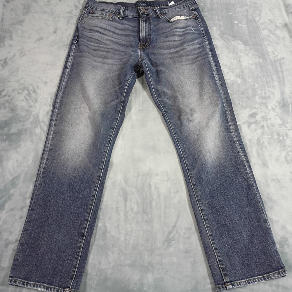 Lucky Brand 410 Athletic Fit Mens Jeans 34x32 Medium Wash Blue Denim